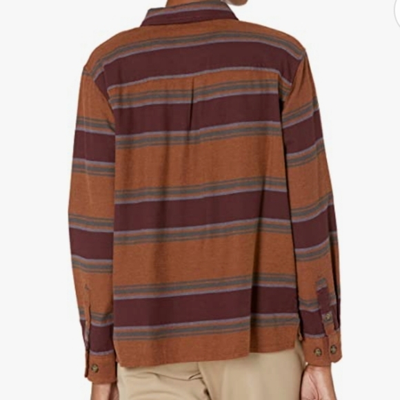 Carhartt Women's Rugged Flex Loose Fit Midweight Flannel L/S  Shirt Sz-L - Picture 3 of 7